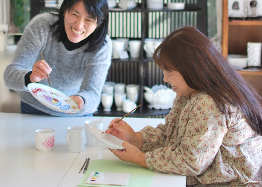 伊豆高原、青い玉葱で体験