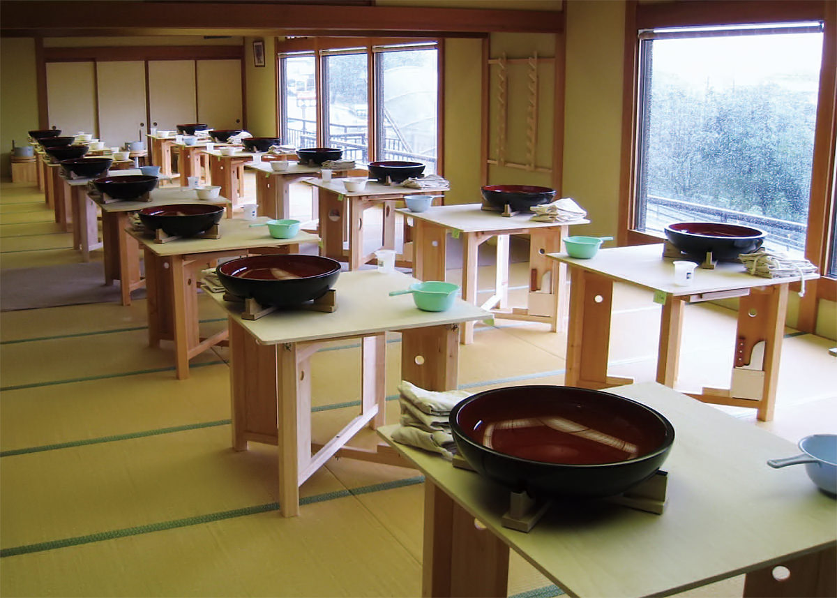 観音亭、そば打ち道場